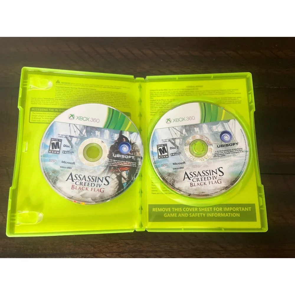 Assassins Creed IV Black Flag Xbox 360 Walmart Edition 2-Disc Set Ubisoft